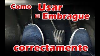 aprende a conducir, como usar el embrague o clutch correctamente