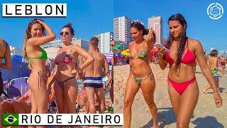  Rio de Janeiro Beach in Summer   Leblon Beach  | Brazil 【4K】2022