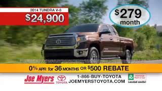 Fall Savings at Joe Myers Toyota