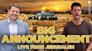 BREAKING NEWS: Big Announcement - Live from Jerusalem | Jim Scudder and Yair Pinto