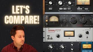 Comparing 4 Different Types of Compressors:  Optical, Vari-mu, FET, VCA