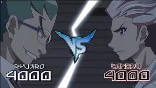 YuGiOh! VRAINS #61 - Takeru vs Ryujiro First Real Life Duel