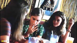 Alison Lohman, Soleil Moon Frye & Angela Gots smoking cigarette (short clip) 