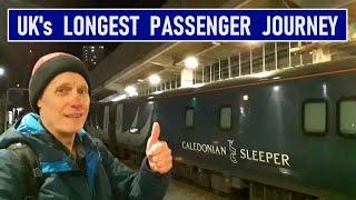 The longest passenger journey in the UK. Caledonian Sleeper Euston to Inverness