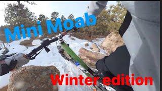 Snow Day at Little Moab! Palmer Park, Colorado Mountain Biking @ReturnOfDeeO