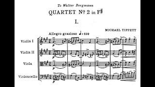 Michael Tippett — String Quartet No. 2 (1941/42) [w/score]