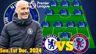 ENZO OUT! New CHELSEA Predicted Lineup To Beat ASTON VILLA In EPL Ft Neto & Lavia in 4-3-3 Formation