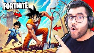  GOKU & VEGETA Prison Escape in Fortnite! | FUNNY  | Hitesh KS