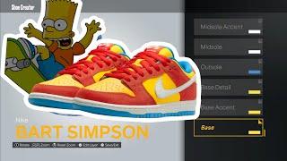 NBA 2K23 HOW TO MAKE BART SIMPSON SB DUNKS