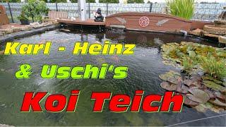 Der über 20 Jahre alte Koi Teich von Uschi und Karl - Heinz!