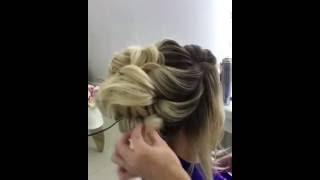 @elstilespb - Пучок на обучении в Эль Стиль - Wedding updo