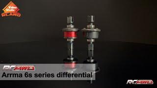 RCAWD Arrma 6s EXB Upgrades Diff Differential Set disassemble and assemble video