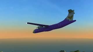 Midland Airlines Flight 230 - Crash Animation (Fictional)