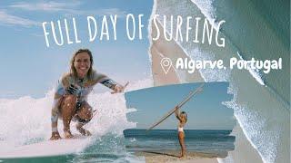 COME SURF WITH ME IN PORTUGAL | Longboarding & Morning Routine