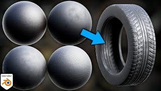 Procedural Rubber Materials - Part 1 (Blender Tutorial)