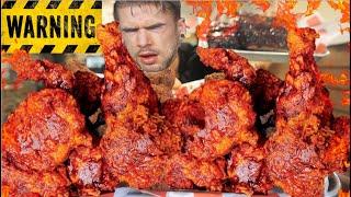 DEATHLY SPICY NASHVILLE HOT CHICKEN CHALLENGE | Charleston SC | Man Vs Food