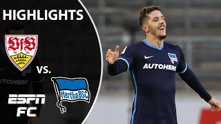 Stevan Jovetic shines in Hertha Berlin's draw with VfB Stuttgart | Bundesliga Highlights | ESPN FC