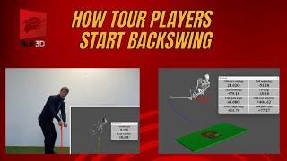 How tour players hands start the backswing