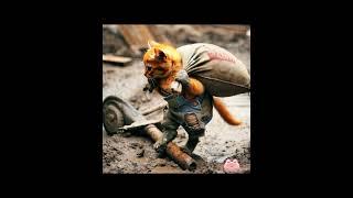 #Cat #Worker #Healing#Carry the cat#Resolute Cat#Brick cat#Power Cat#Challenge Cat