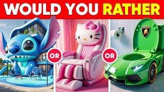 Would You Rather - Build Your $100,000,000 DREAM HOUSE  Futuristic Luxury House | Moca Quiz