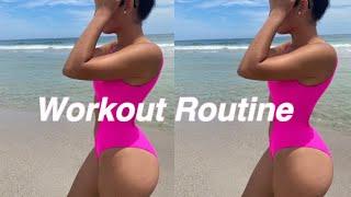 My slim thick workout routine ! NO EQUIPMENT