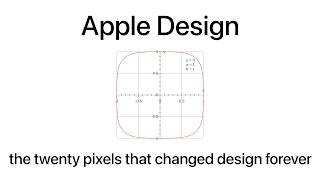 Apple Design: The twenty pixels that changed design forever