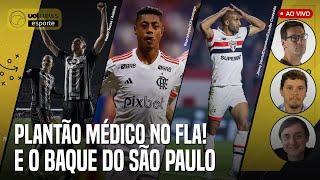  FLAMENGO LOTA O DEPARTAMENTO MÉDICO! GALO DERRUBA MORAL DO SÃO PAULO | ARNALDO E TIRONI