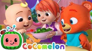 Yes Yes Vegetables  CoComelon Nursery Rhymes & Kids Songs Time for Music! 