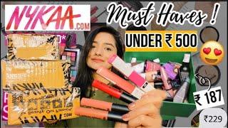 Huge Beauty Haul Under 500 | Nykaa Haul