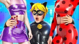 Miraculous Ladybug Was Adopted By Vampire Family! Superheroes Become Vampires