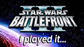 I actually played BATTLEFRONT 3...