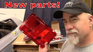 Unboxing a parts order from CJ Pony parts. Some damage. 1968 Mustang parts. Subscriber giveaway.