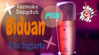 Karaoke Biduan Rita Sugiarto Nada Pria (Karaoke Dangdut Lirik Tanpa Vocal)