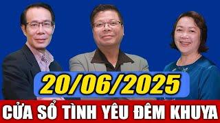 Nghe Cửa Sổ Tình Yêu Đêm Khuya Ngủ Ngon Ngày 20/06/2025 | Đinh Đoàn Tư Vấn Tình Yêu Và Hôn Nhân