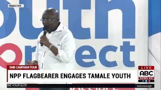 NPP FLAGBEARER ENGAGES TAMALE YOUTH