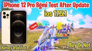 IPhone 12 Pro Bgmi Test After Update ios 17.5.1 | IPhone 12 Pro Bgmi 3.2 Update Test | IPhone 12