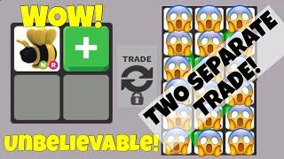 Unbelievable!  Two Separate Trade For Neon King Bee!  Biggest WIN Of My Life!