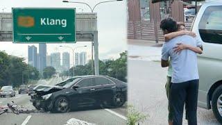 Almost crashed our car when we arrived in Malaysia!
