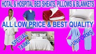 SRE JEM FABRIC HOTAL & HOSPITAL PILLOWS, BED SHEATS & BLANKETS ETC