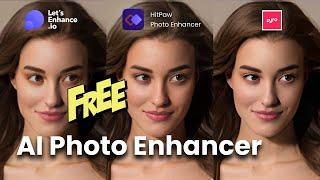 3 Best AI Photo Enhancer for Beginners | FREE & Online & Offline