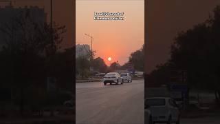 Beautifu evening sunset of islamabad Pakistan #sunset #islamabad #Pakistan  #sun #evening