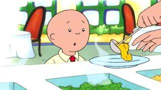 Caillou at the Restaurant | Caillou Cartoon