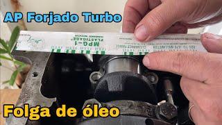 Motor AP 1.9 Forjado Turbo, folgas do Motor, folga de óleo, folga do pistão, Gap do anel.