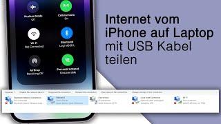 Internet vom iPhone auf PC/Laptop nutzen! Hotspot mit Kabel