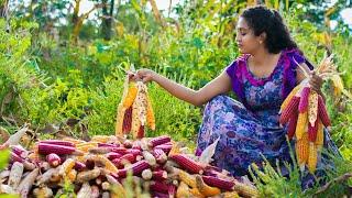 Learn How to Cook Sri Lankan Corn Recipes  Traditional Recipes Using Multi-Colored Corn Kernels