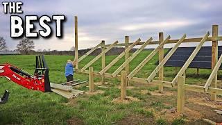 The Best DIY Solar Mount Design // DIY Ground Mount Solar Rack