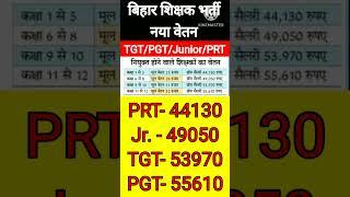 BPSC teacher Salary 2023 | Bihar Primary/Junior/TGT/PGT Salary 2023 #bpscteacher #biharteacher #bpsc