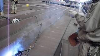 Automatic Welding Carriage GC-5K Test 2 (in Japan, Fillet welding)