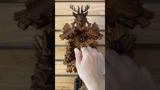 Hones carving cuckoo clock in 1 day movement | THE CUCKOO HAUS | SINGAPORE