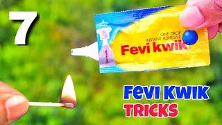 7 Crazy Fevi Kwik Experiments || Science Experiments With Fevi Kwik